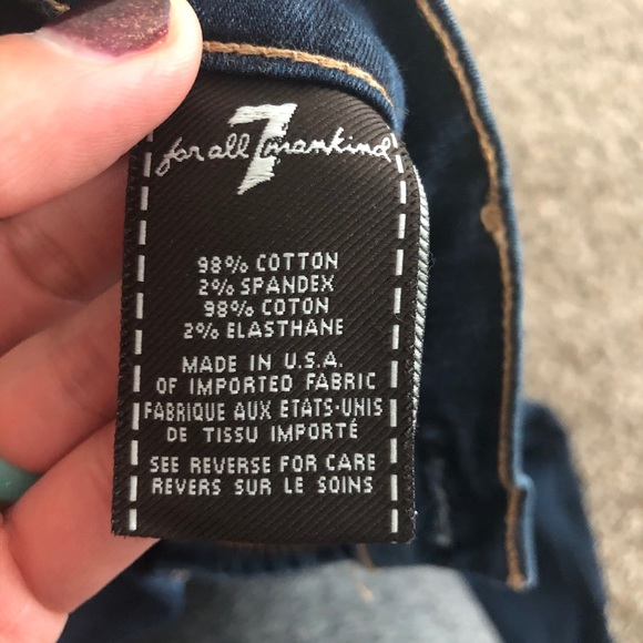 7 for all Mankind Women’s Skinny Jeans Size 27 - Picture 3 of 3